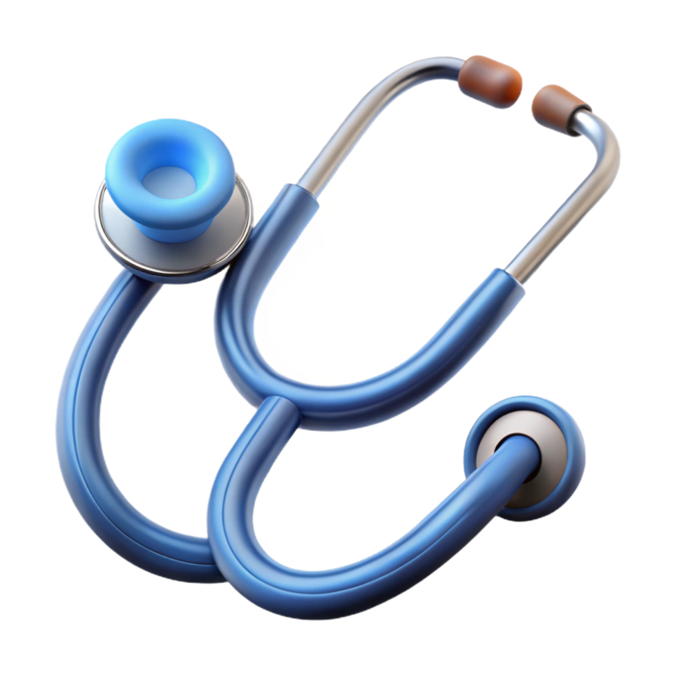 serene abstract A stethoscope, medical instrument, authentic png