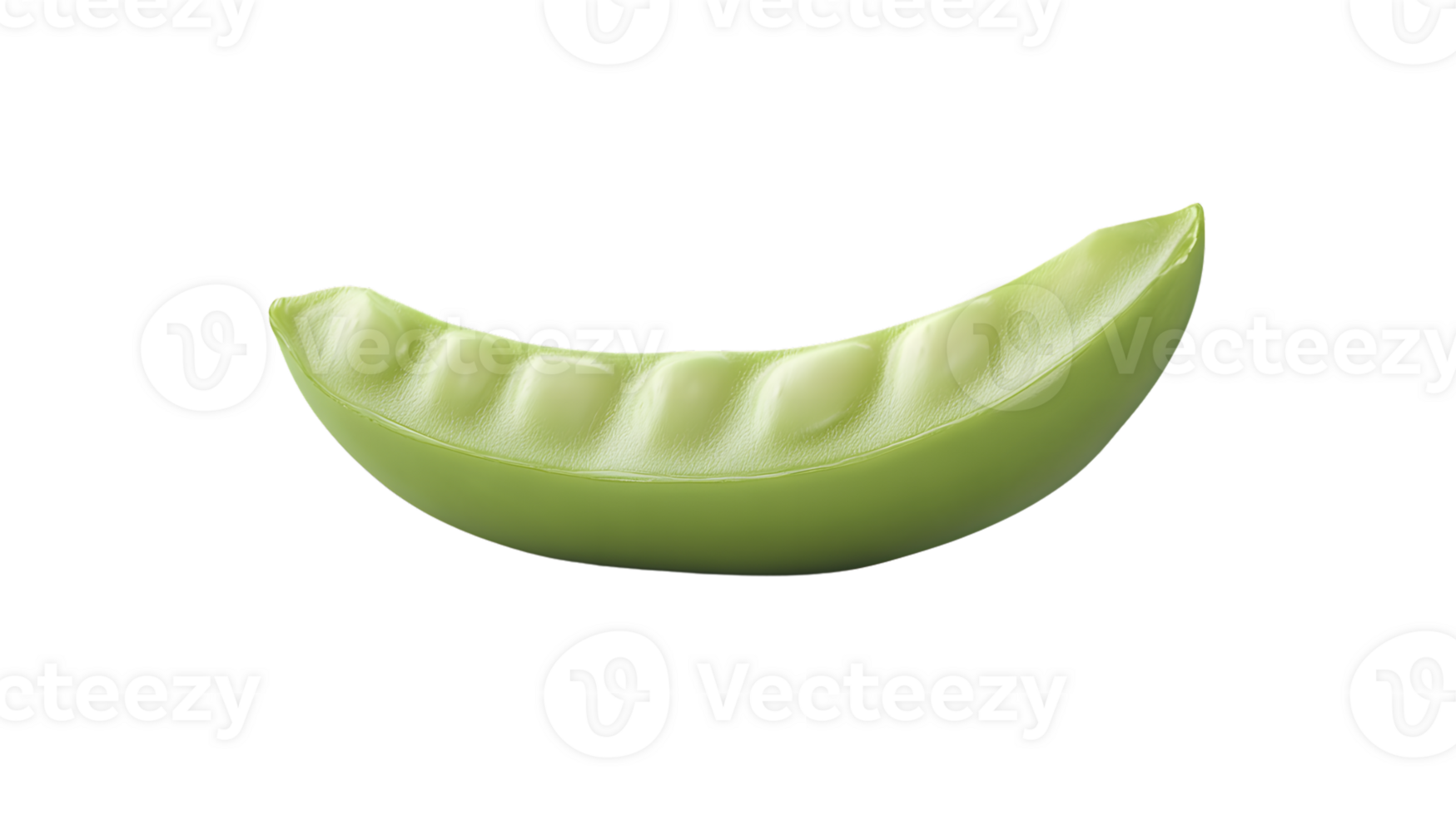 Fresh Green Pea Pod Isolated on Black Background HighQuality Food Photography for Culinary an png