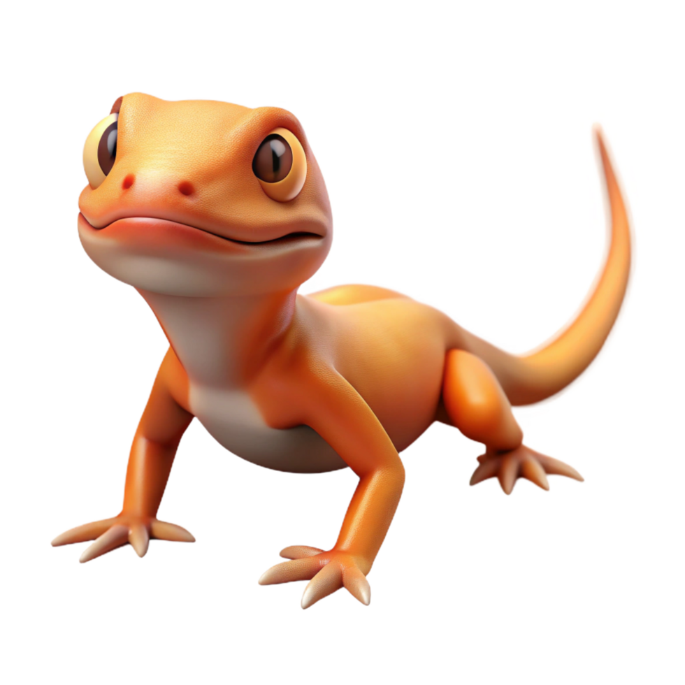 dramatic abstract A lizard basking, high quality png