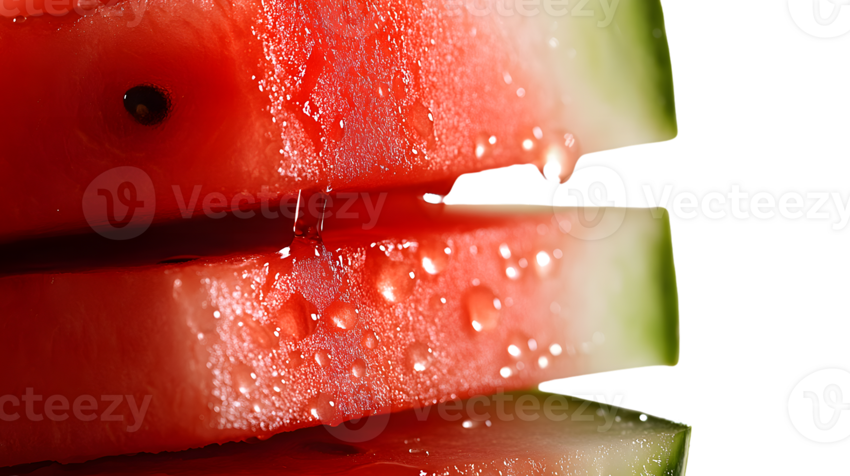 Watermelon slices juicy red fruit summer refreshment macro photography food texture delici png