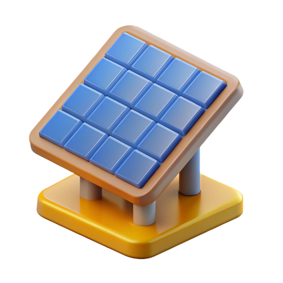 elegant rustic Solar panel for building integration, original png