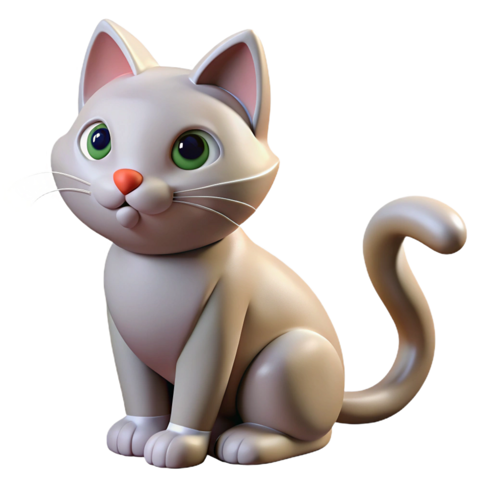 elegant artistic Elegant cat, grooming itself, genuine png