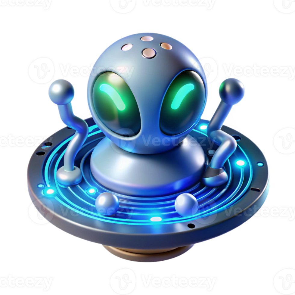 stunning creative Alien technology, glowing circuitry, unknown function premium png