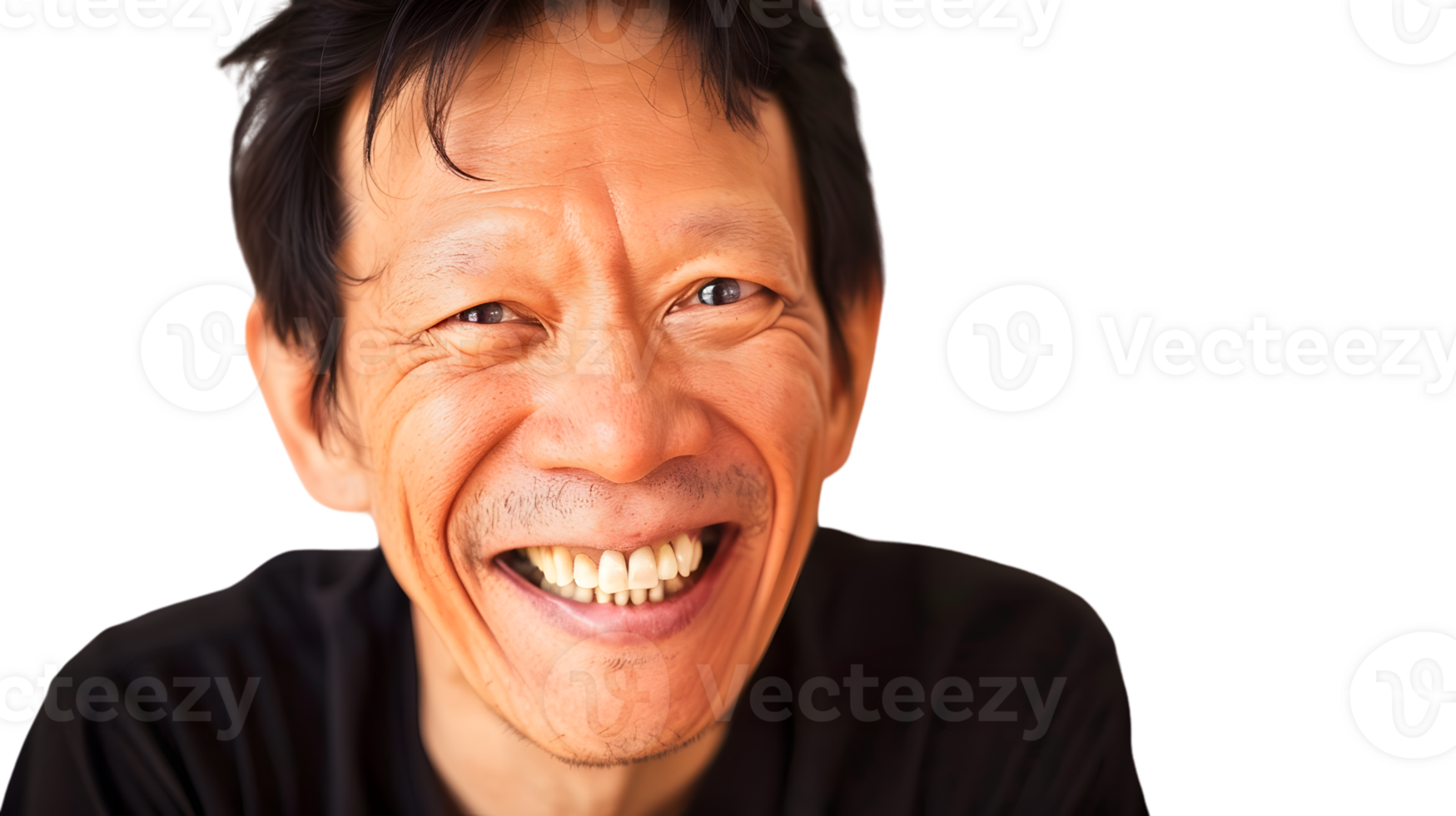 Joyful Expression A CloseUp of a Smiling Face with Warm Emotions and Positive Vibes Ideal fo png