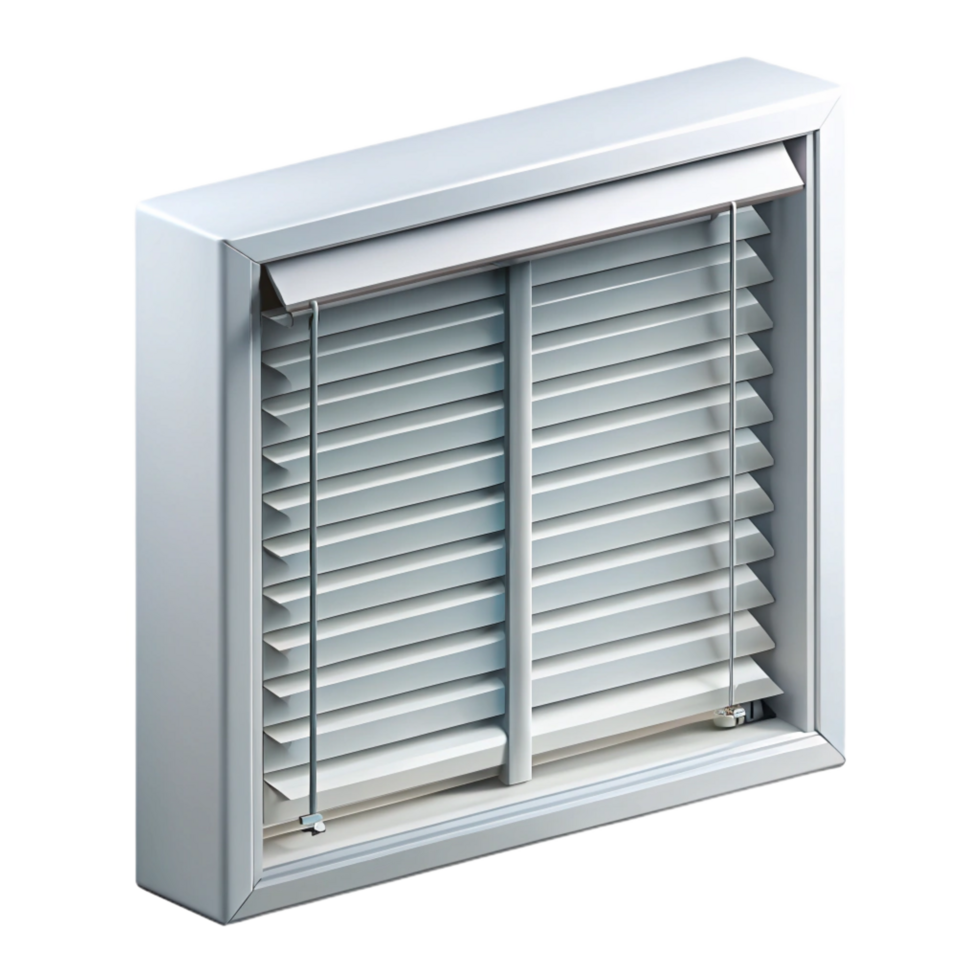magnificent classic Modern window blinds, white, aluminum, authentic png