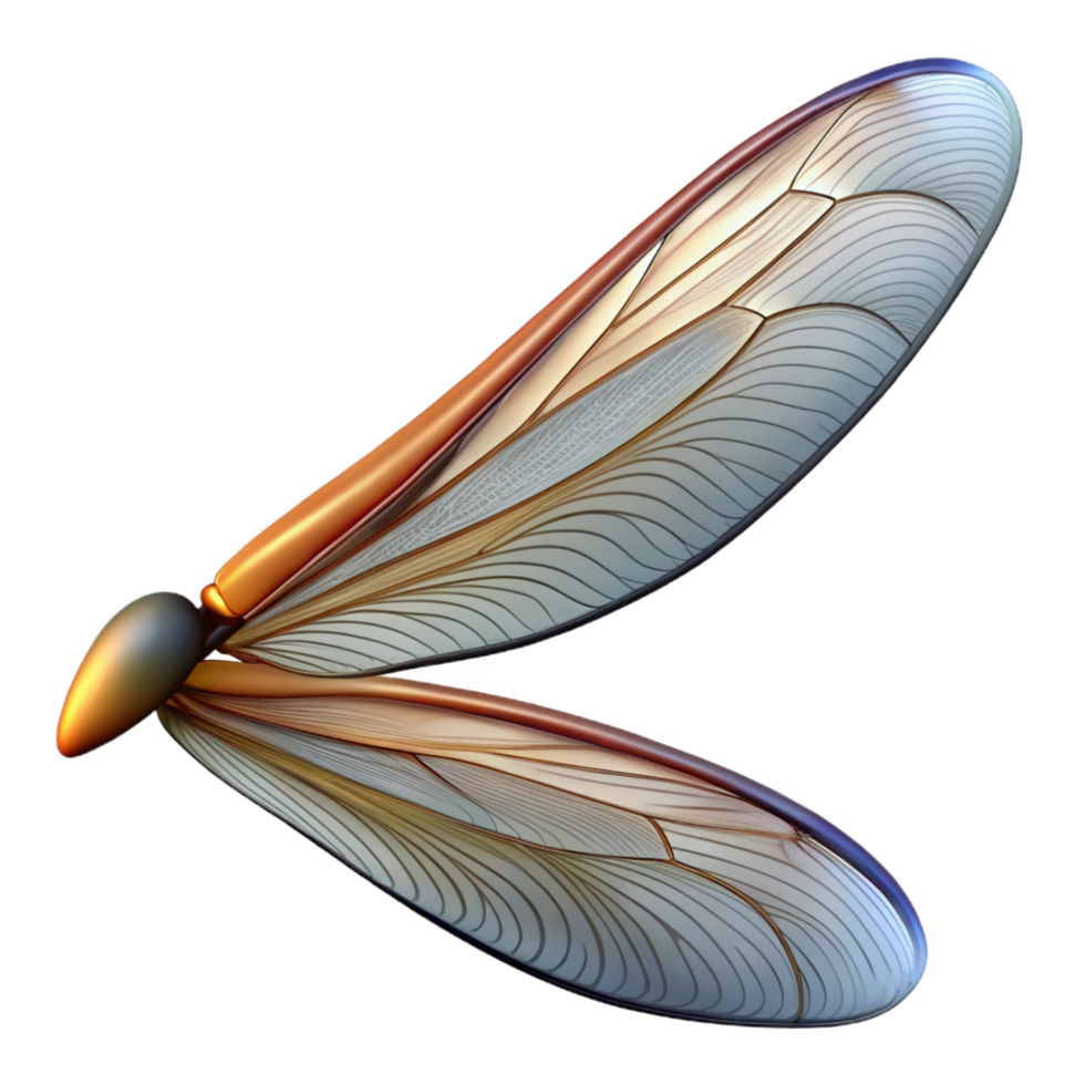 impressive contemporary Close-up of a dragonfly wing high resolution png
