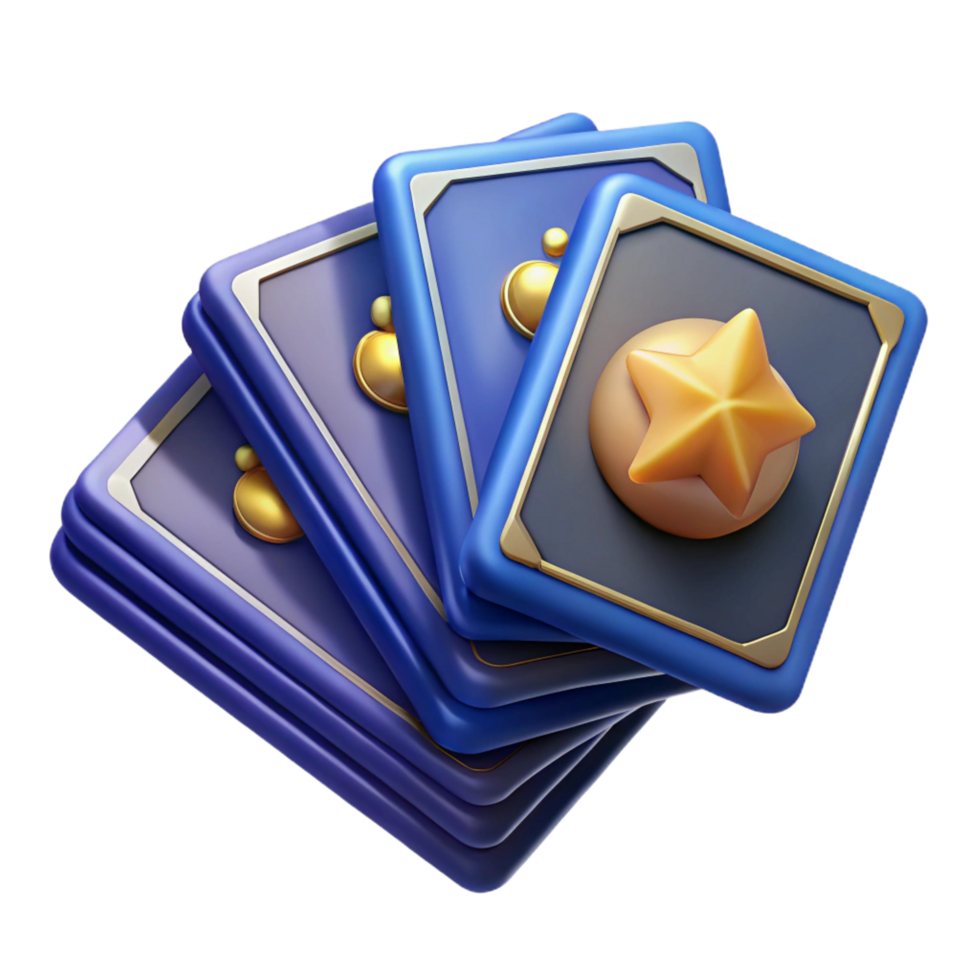 serene classic Tarot cards, spread out, high quality png