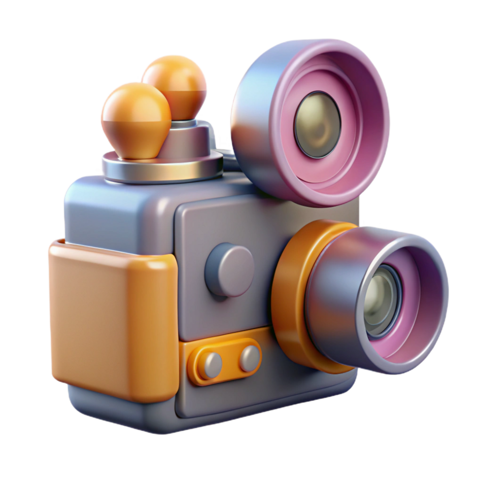 wonderful modern A classic film camera, high resolution png