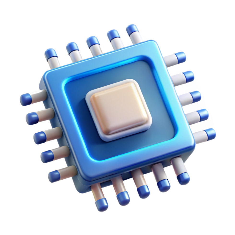 wonderful creative Microchip with intricate details 4K png