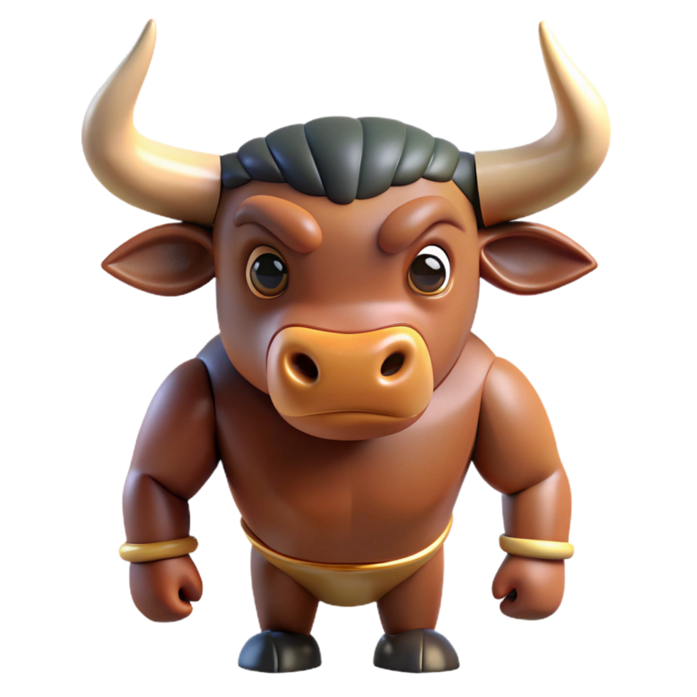 elegant creative Minotaur, bull-headed monster, detailed png