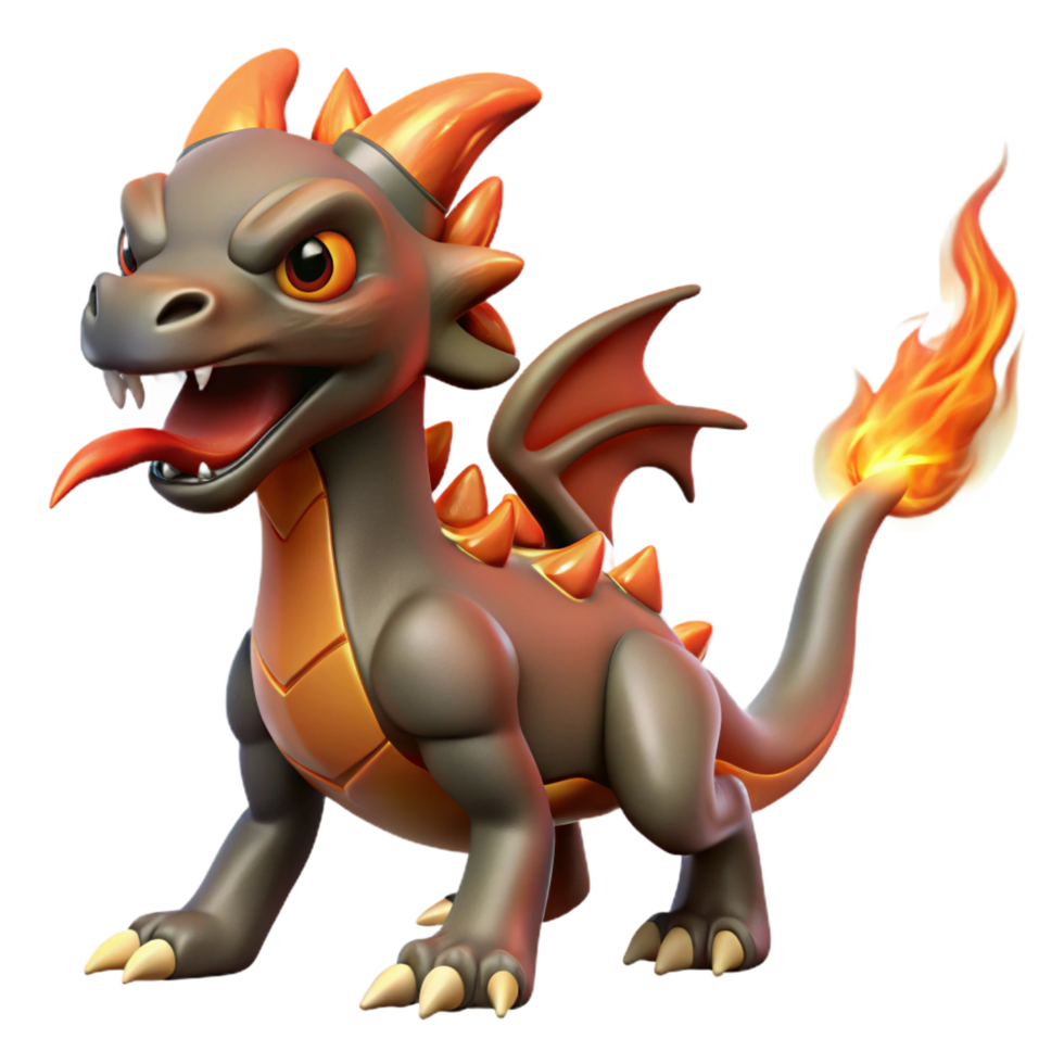 serene rustic Chimera, fire-breathing hybrid monster, exclusive png