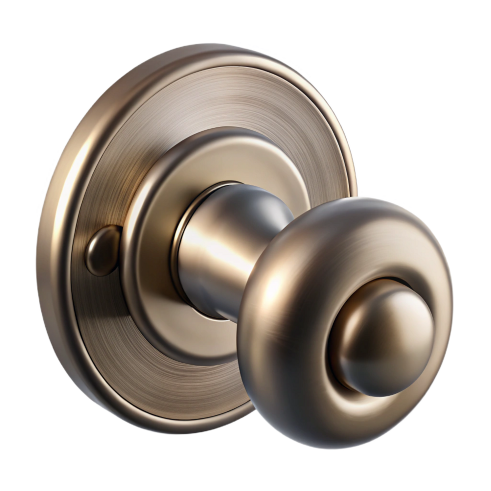 impressive contemporary Door knob, brushed nickel finish exclusive png