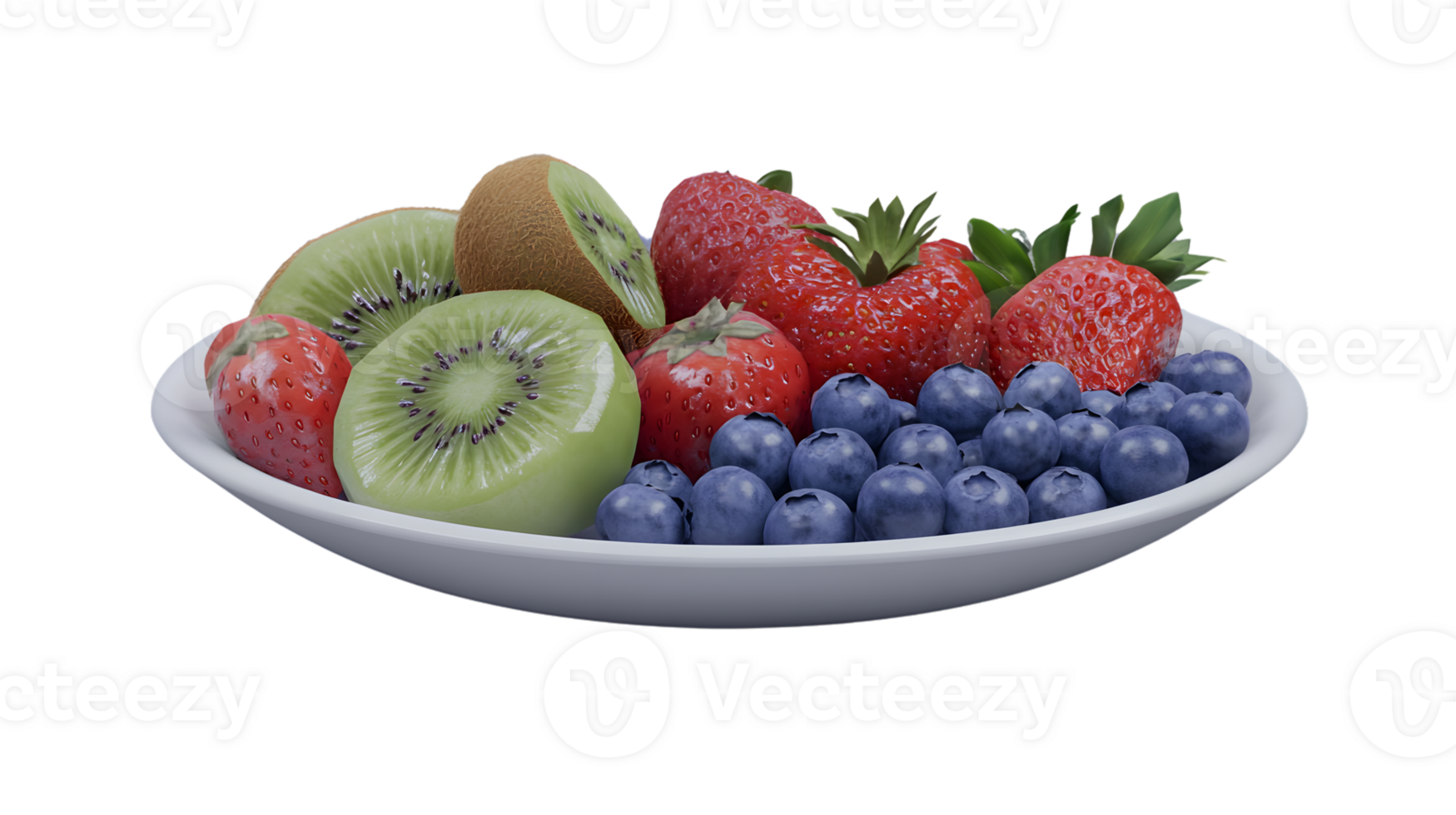 A vibrant assortment of fresh fruits in a white bowl perfect for health and nutrition themes png