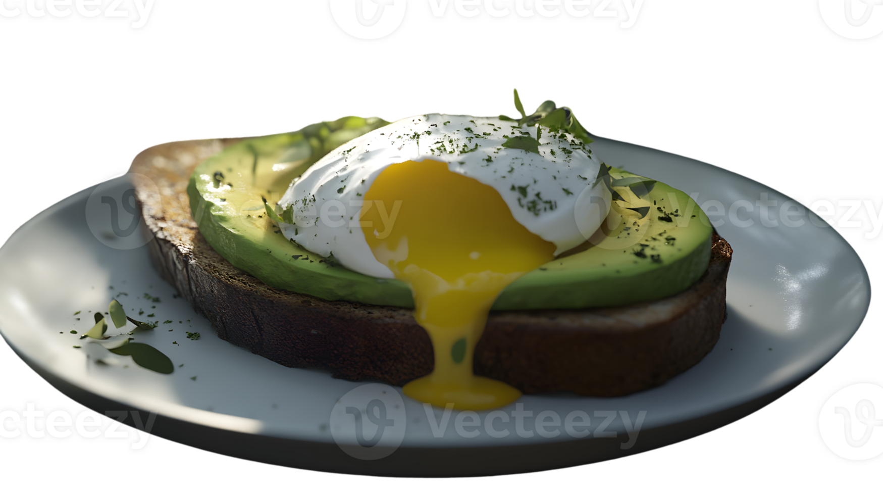Avocado Toast with Poached Egg A Healthy and Delicious Breakfast Option for Food Enthusiast s png
