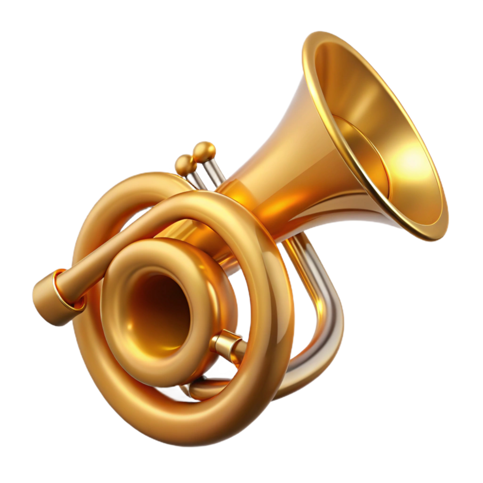 serene rustic Musical instrument with polished finish, 4K png