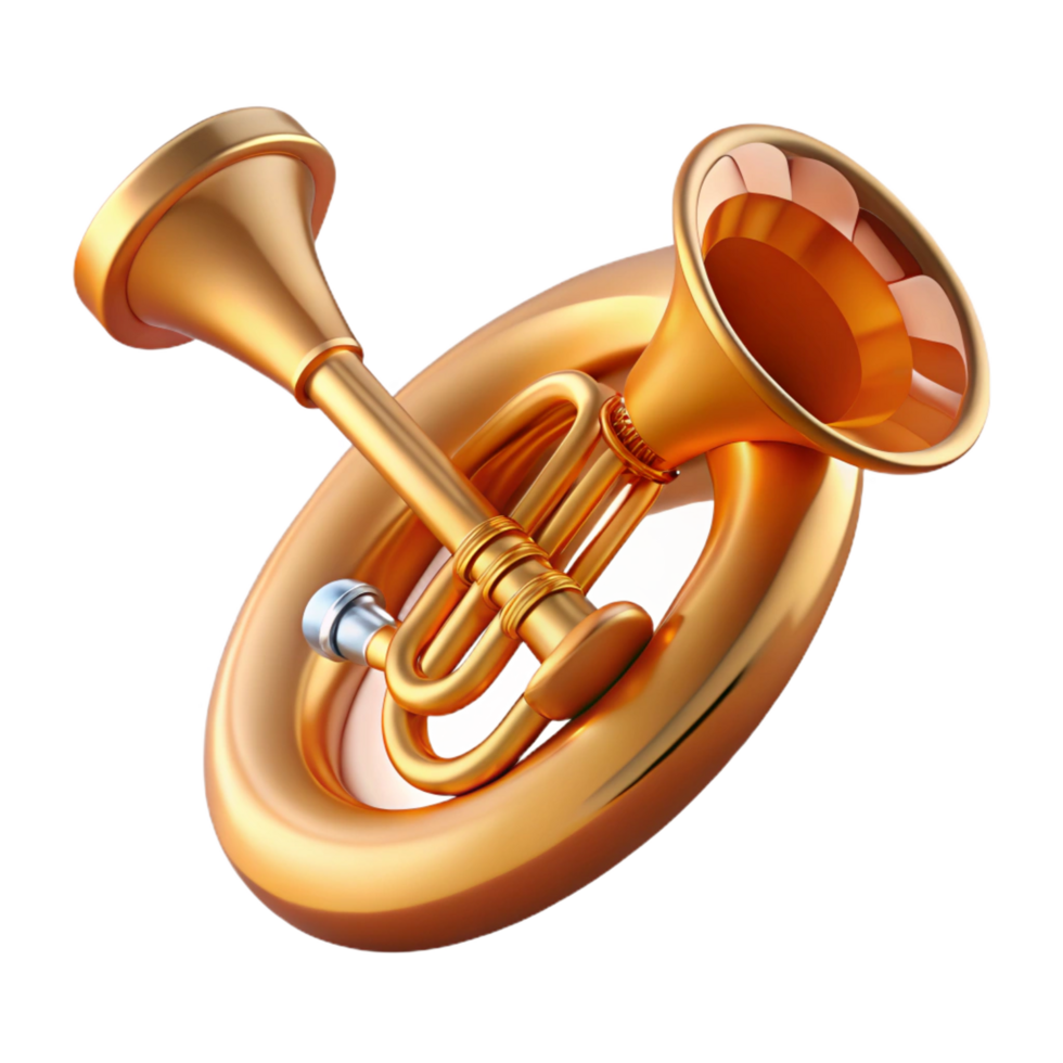 serene creative Musical instrument with polished finish, authentic png