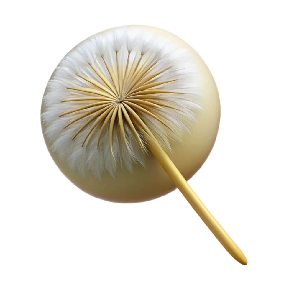 stunning classic Single dandelion seed head genuine png