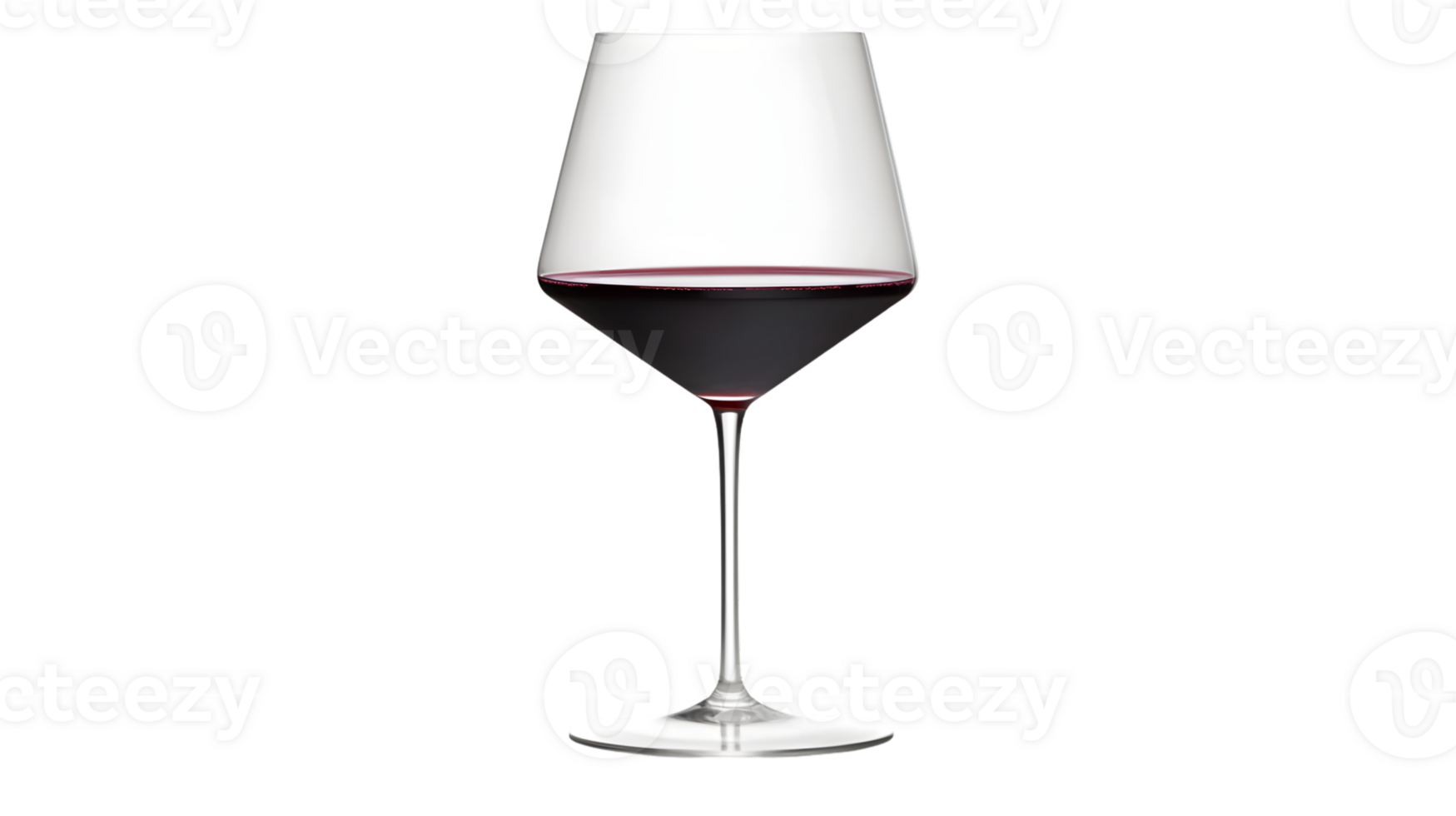 Elegant Wine Glass with Red Wine Perfect for Culinary and Beverage Photography png