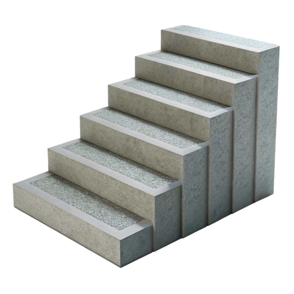 hypnotic sought-after Concrete staircase precast concrete step, NO BACKGROUND with Transparent Background. png