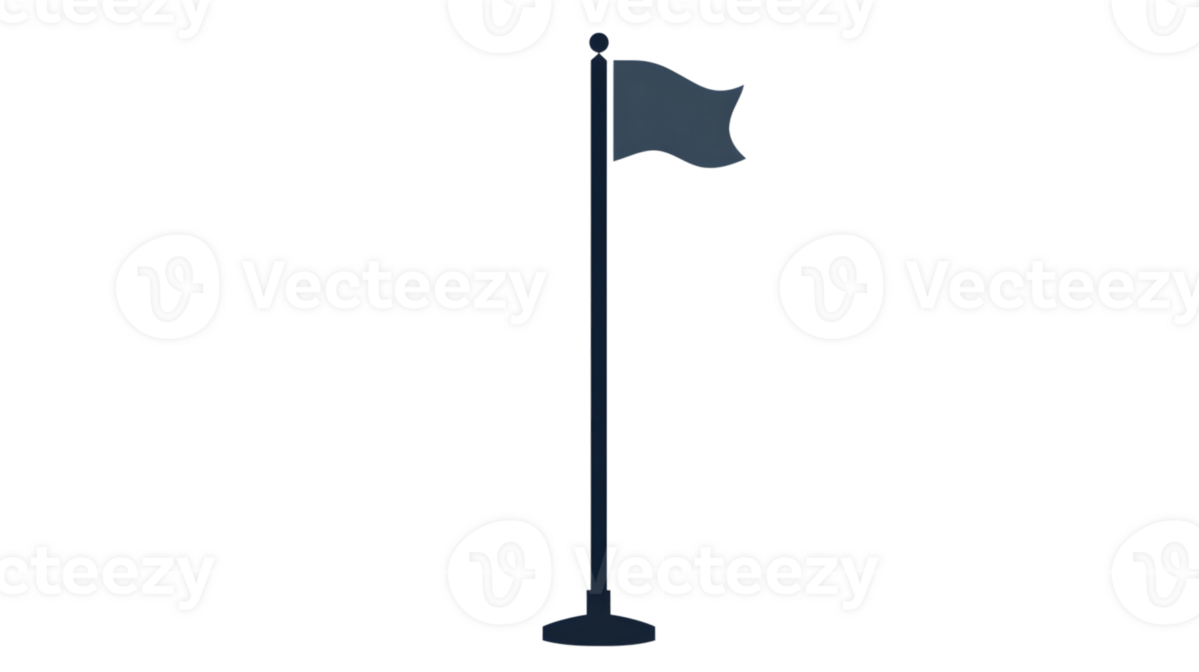 A solitary flagpole with a waving flag perfect for themes of identity communication and outd png