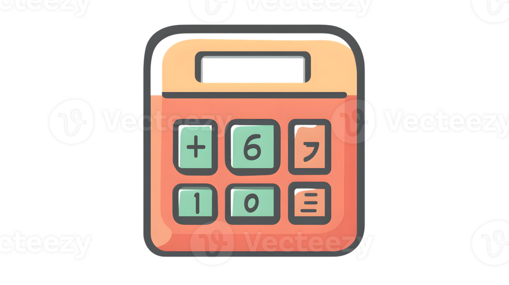 A vintage calculator with retro design perfect for math education and technology themes png