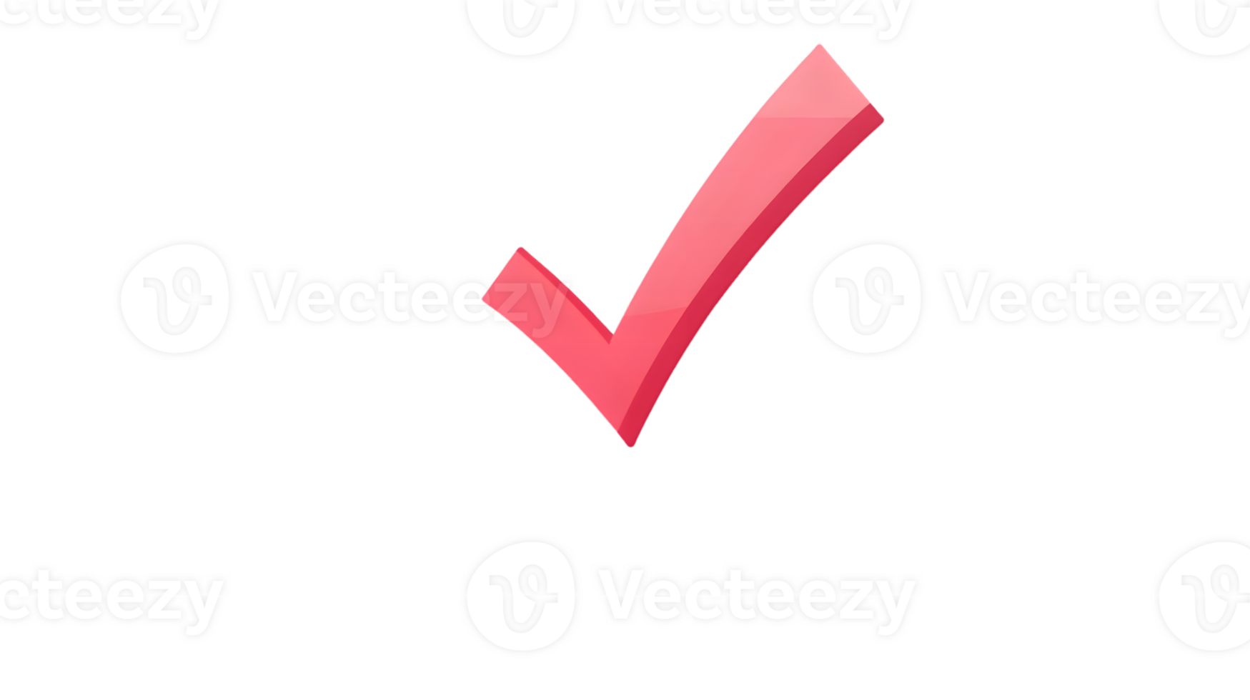 Red Checkmark Icon Approval Confirmation Success Symbol for Business and Marketing Materials png