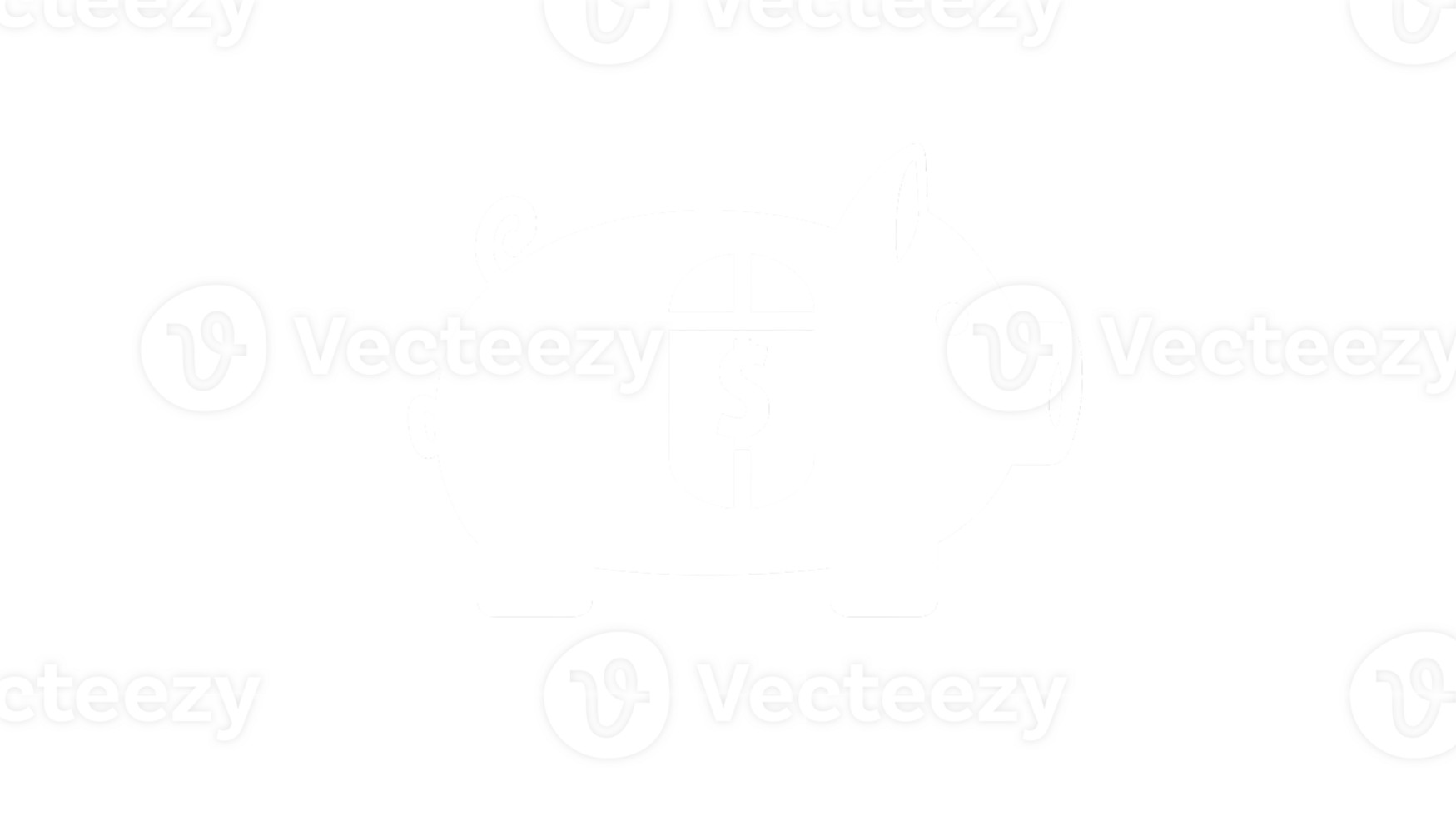Saving Money Icon Piggy Bank with Dollar Sign and Vault Symbol for Finance Concepts png