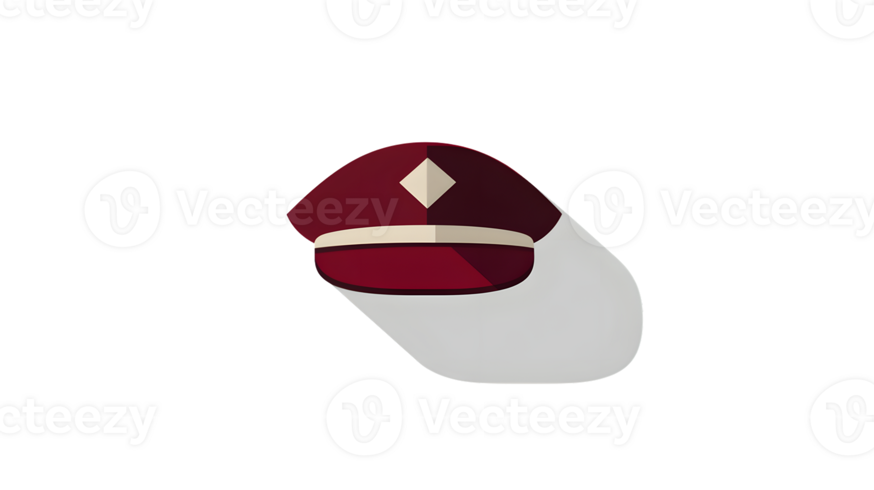 Stylish MilitaryInspired Cap with Diamond Emblem Ideal for Uniform Fashion and Design Proje png
