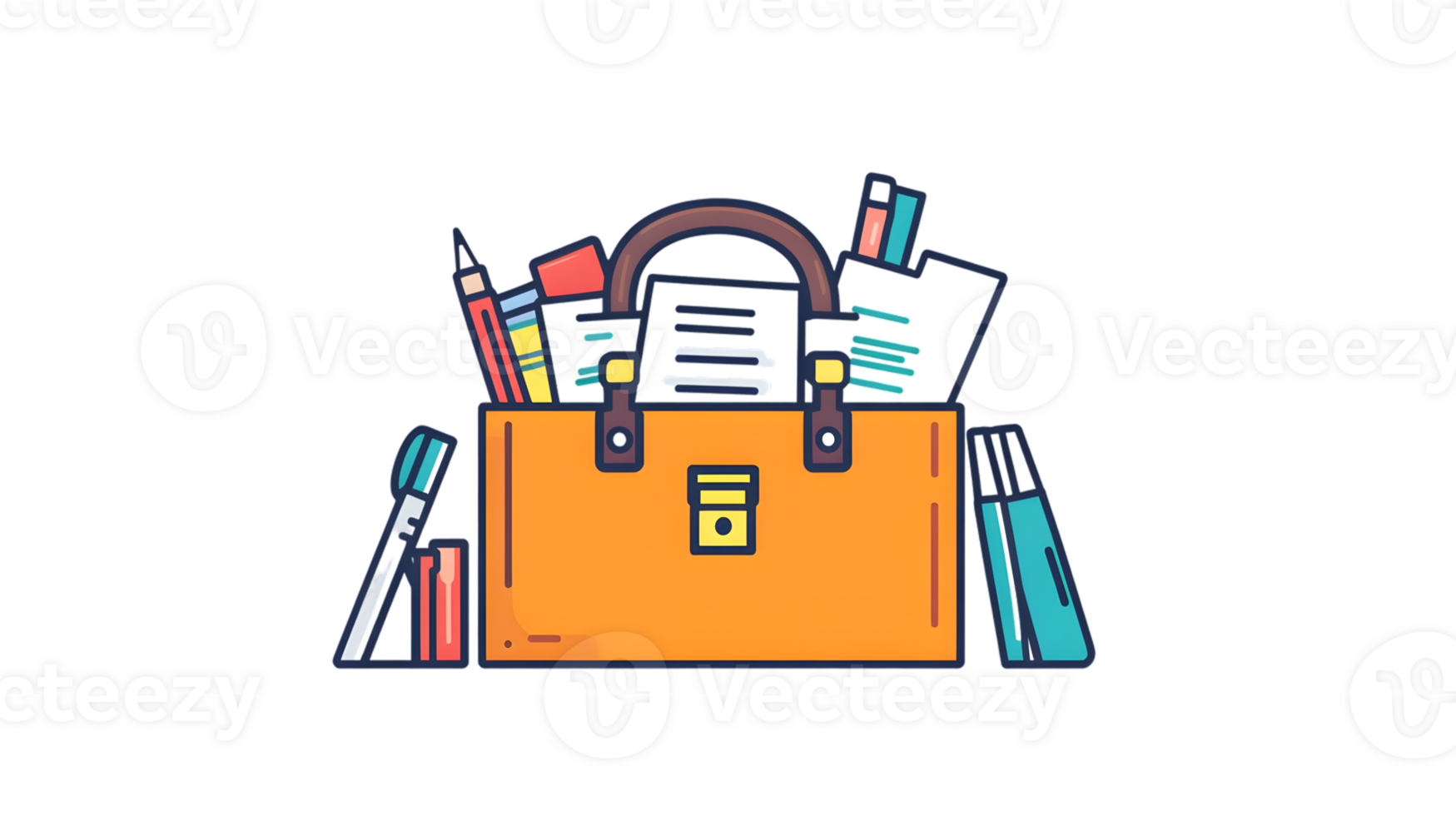 Toolbox Overflowing with Essential Tools and Supplies for DIY Projects and Repairs png