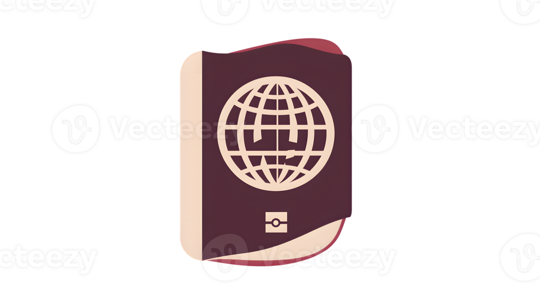 Travel Document with Global Icon Passport Design for International Journeys and Identity Verif png