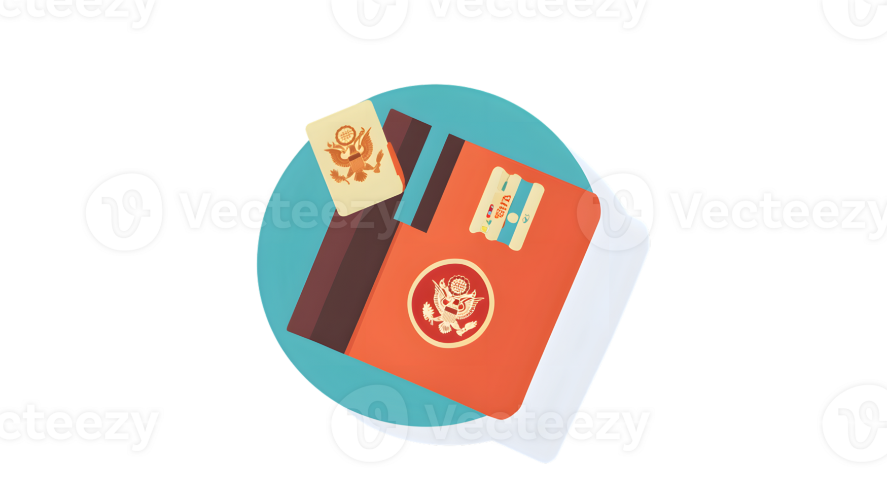 Travel Essentials Passport Credit Cards and Identification in a Secure Holder png