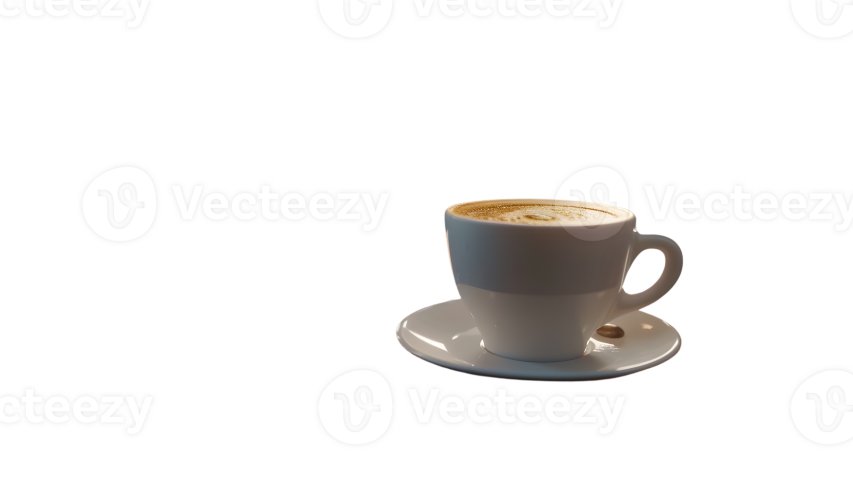 A steaming cup of coffee on a saucer perfect for morning routines and cozy moment s png