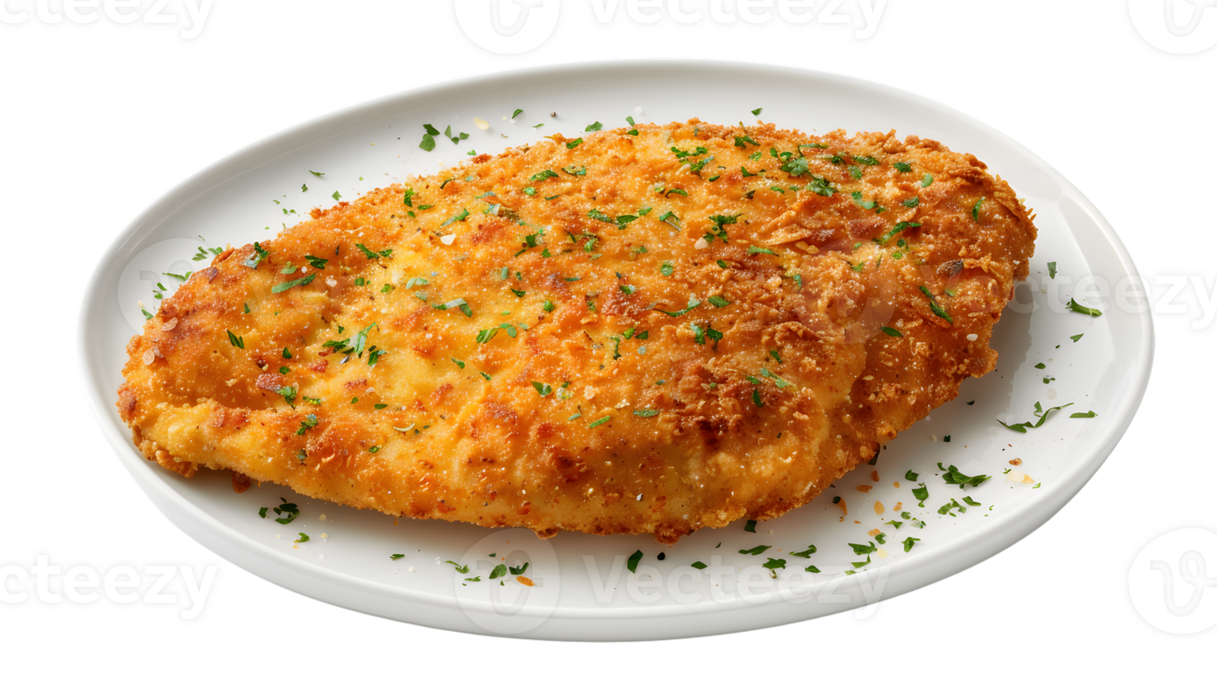 Crispy Breaded Chicken Breast Food Photography Restaurant Menu Delicious Meal png