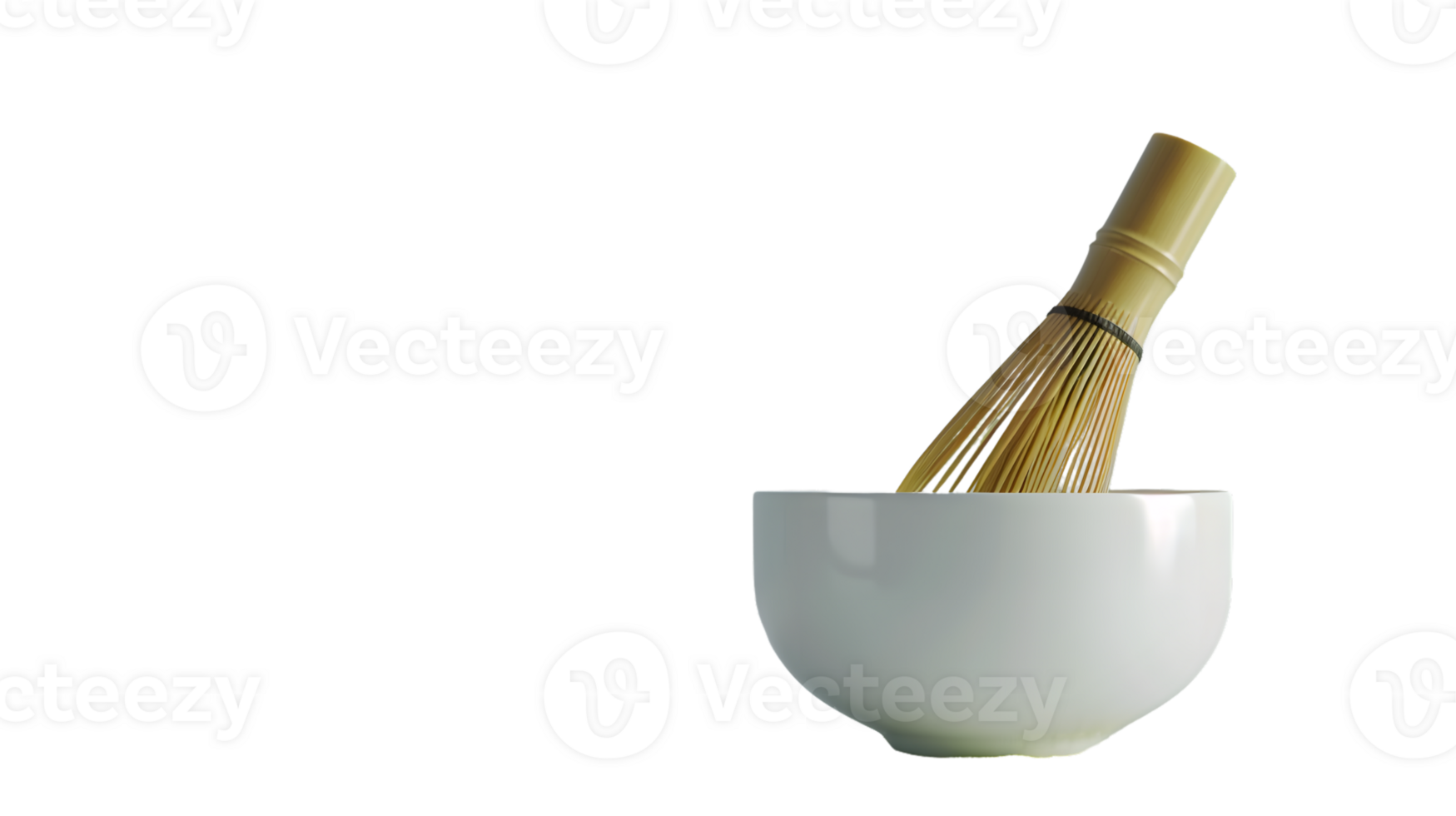 Matcha Whisk in a Ceramic Bowl Traditional Tea Ceremony Tools for Culinary and Cultural Enthus png