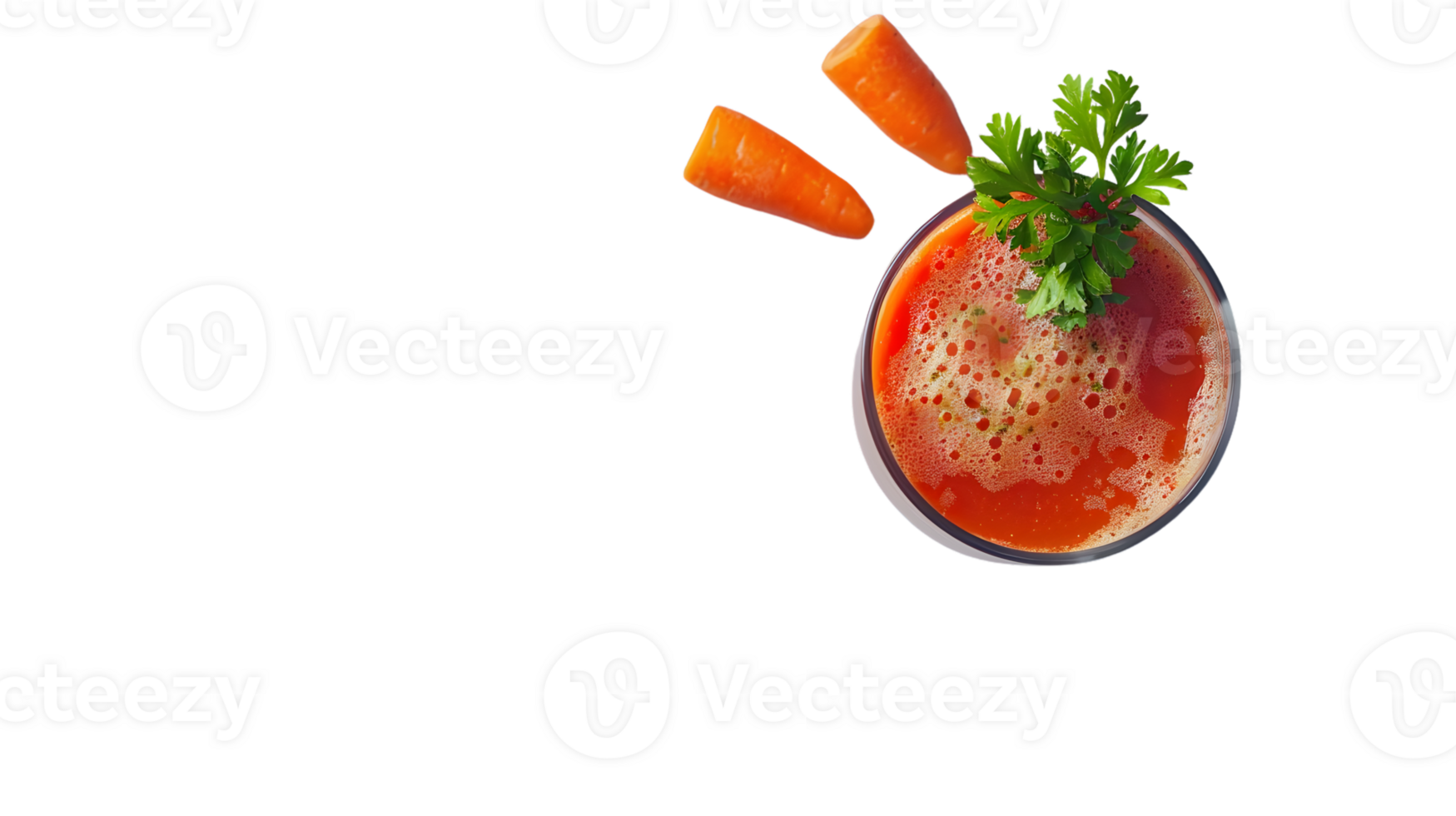 Refreshing Carrot Juice with Garnish and Floating Slices Healthy Beverage Concept for Diet Nu png