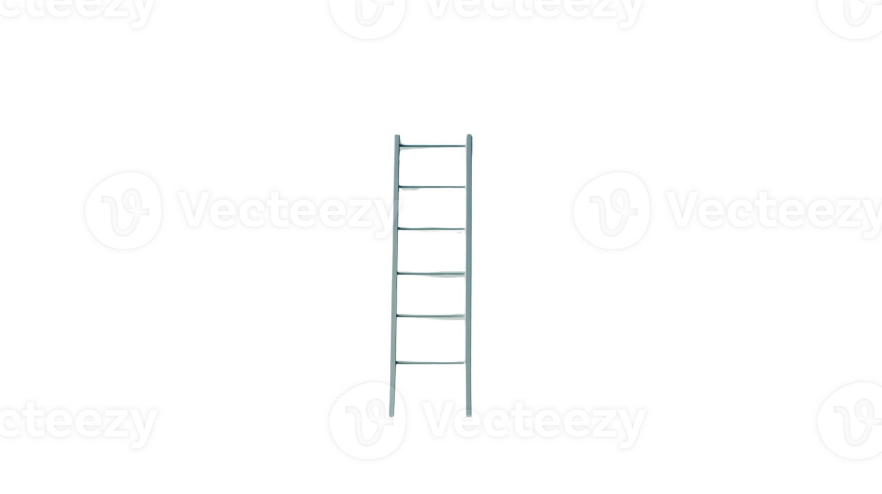 A minimalist ladder standing against a black background ideal for construction home improveme png