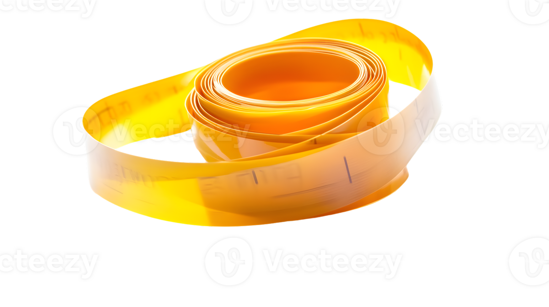 Coiled Measuring Tape Precision Tool for Measurement and Craft Projects png