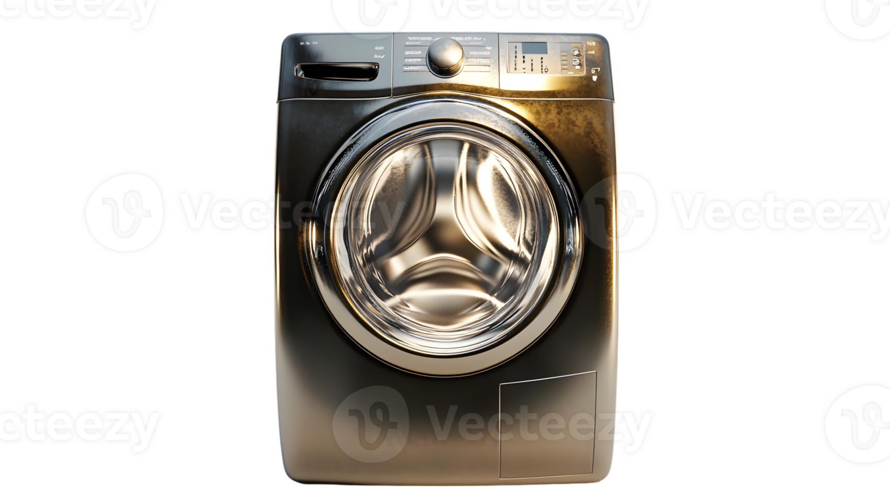FrontLoading Washing Machine with Modern Design and Digital Controls png