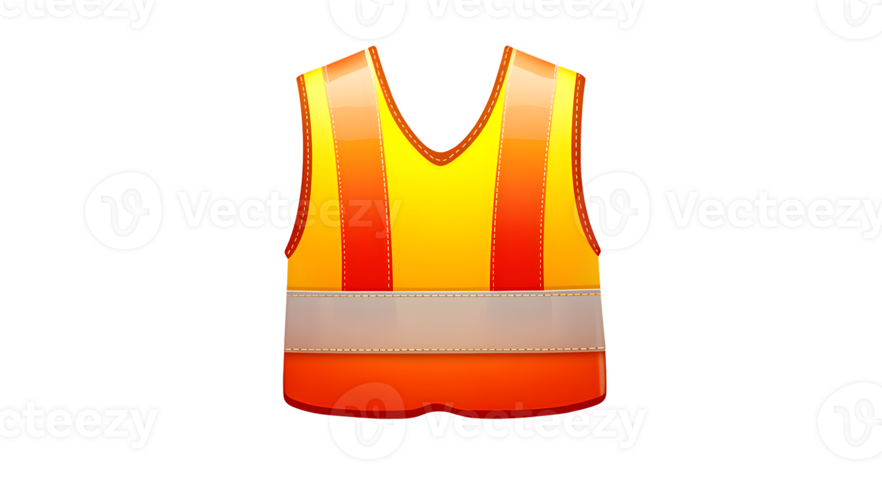 HighVisibility Safety Vest Essential Gear for Construction and Road Work png