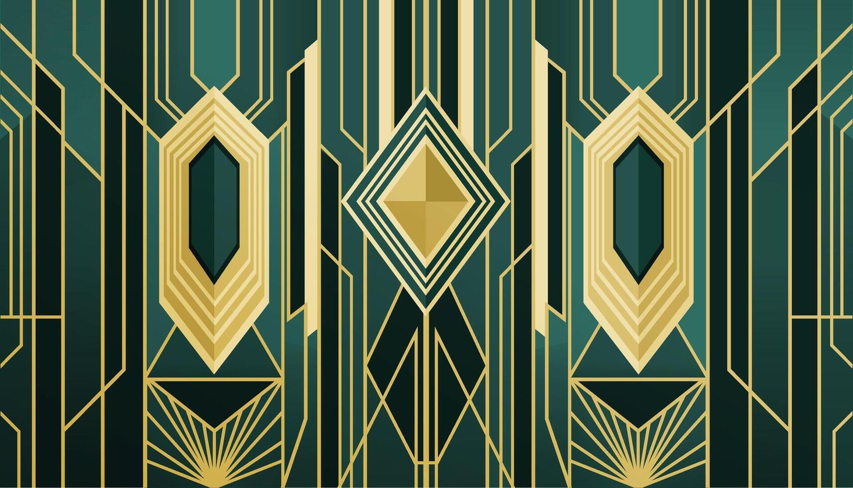 Art Deco Style Wallpaper