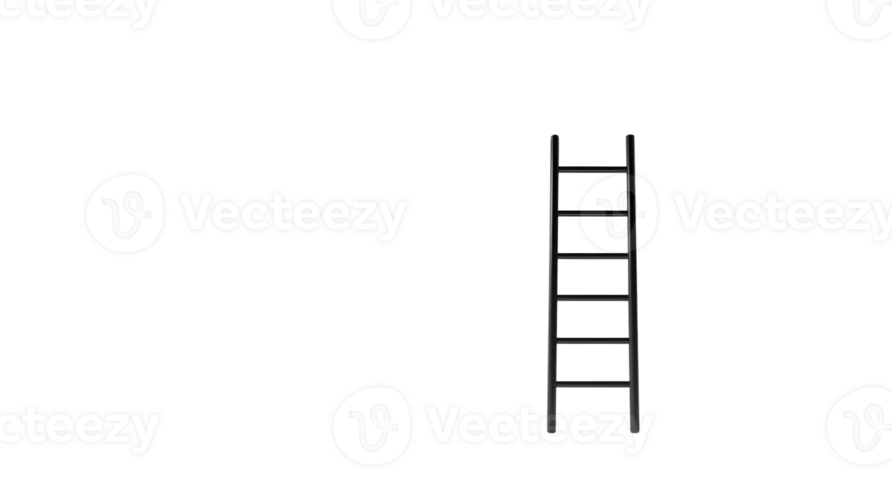Minimalist Ladder Design on Black Background Simple Modern and Versatile for Construction png