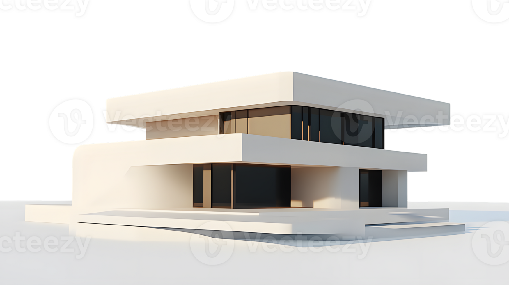 Modern Architectural Design with Sleek Lines and Geometric Shapes for Contemporary Living Space png