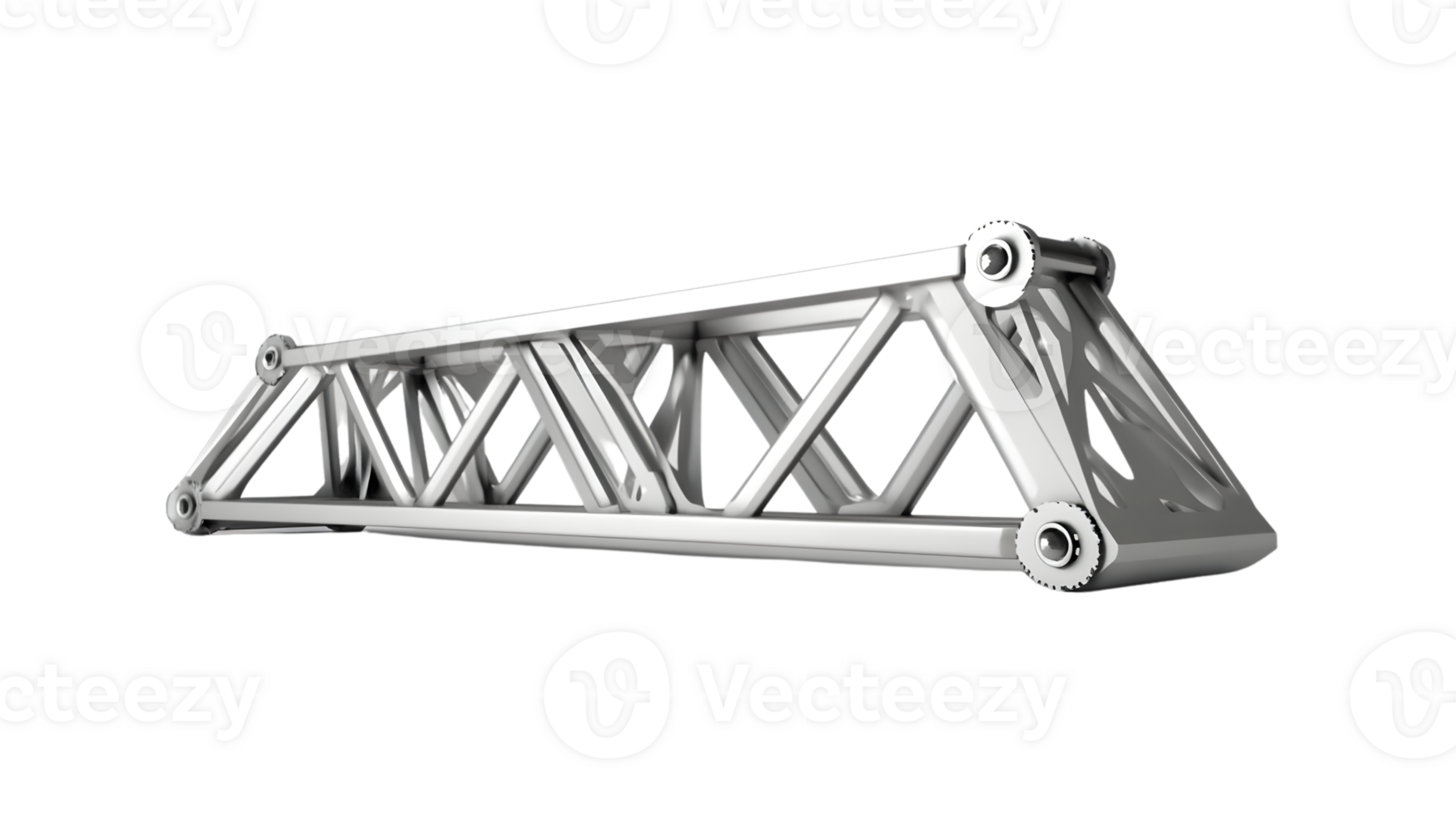 Structural Truss Design A Detailed 3D Model of a Metal Framework for Engineering and Architect png