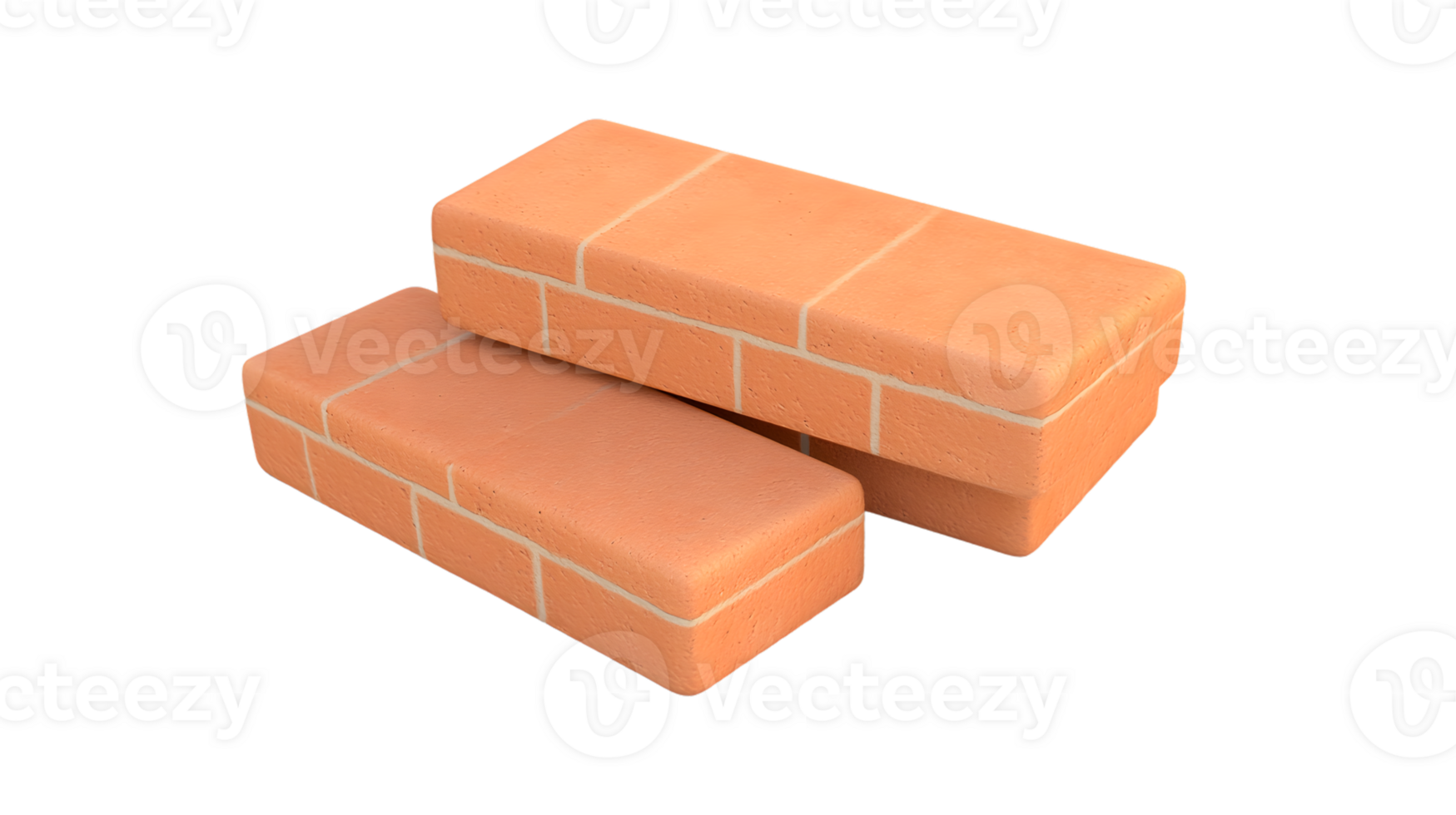Stacked Brick Design Modern Construction Elements for Architectural and Decorative Projects png