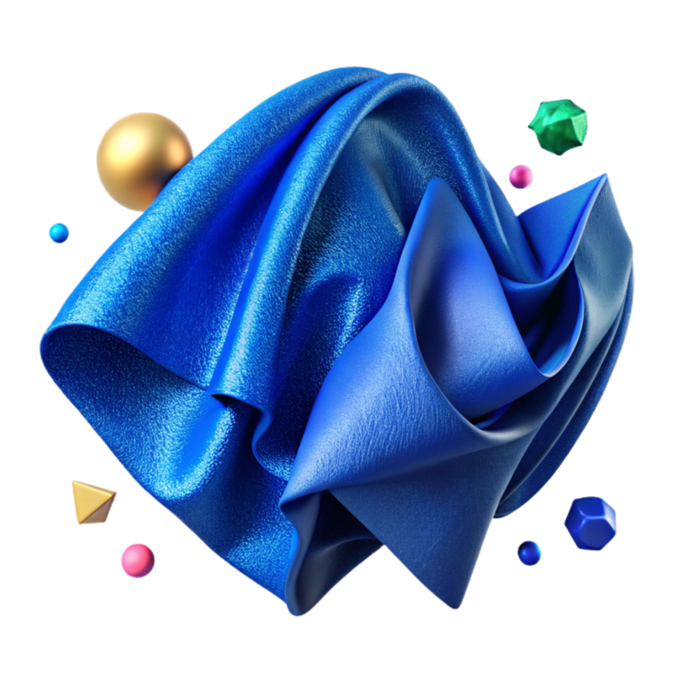 magnificent rustic Blue Fabric Texture Close Up Transparent Background genuine png