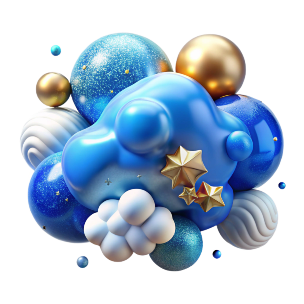 stunning creative Blue Sky with Wispy Clouds Isolated original png
