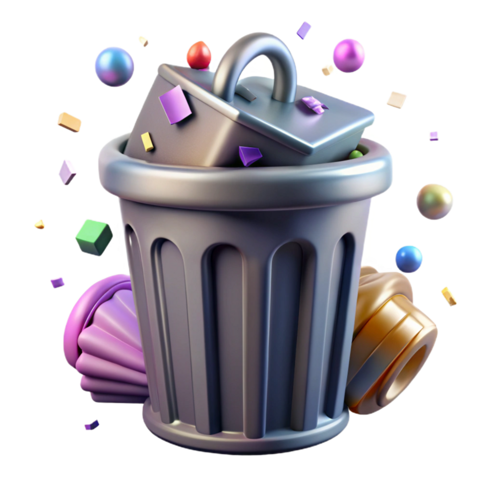 impressive abstract City Park Trash Can with Graffiti Transparent genuine png