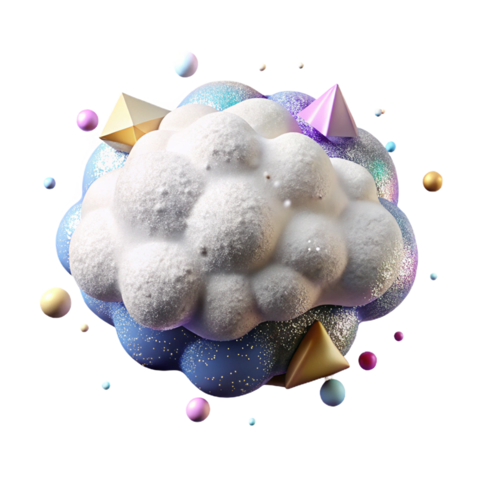 magnificent artistic Cloud Cutout with Fluffy White Texture exclusive png