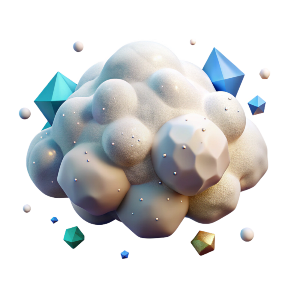 extraordinary artistic Cloud Texture Cutout with Fluffy White Clouds genuine png