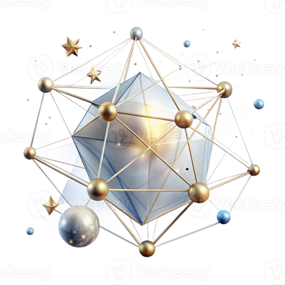 beautiful classic Constellation Transparent Background with Connecting Lines high resolution png
